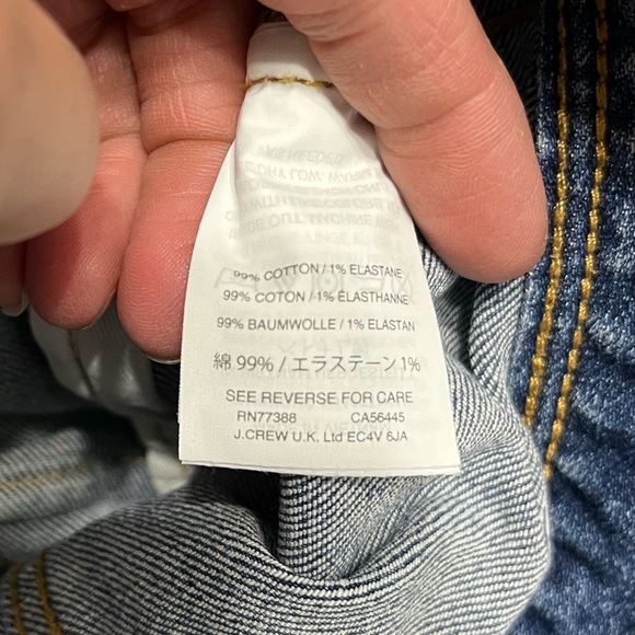 Crewcuts denim jacket with stretch size 8 medium blue wash - Picture 6 of 7